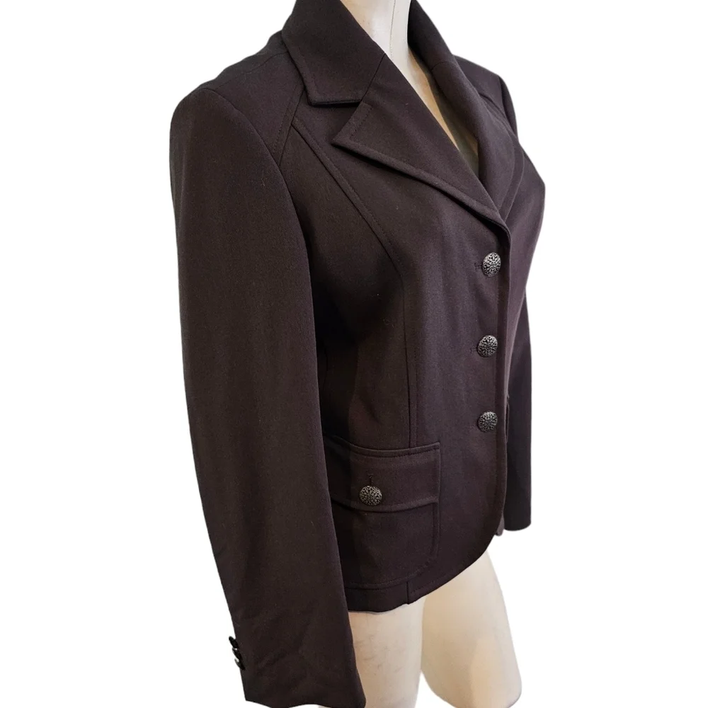 Ana Sousa Size 12 Brown Blazer